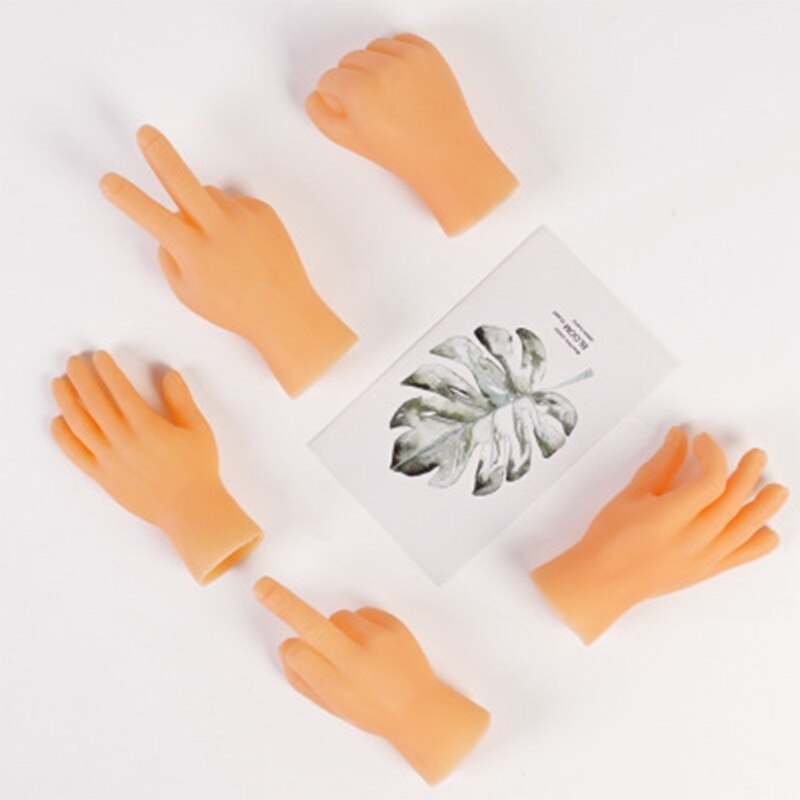 Grappige Vingers Handen Voeten Voet Model Lastig Speelgoed Puppets Rond De Kleine Hand Model Halloween Wxtd