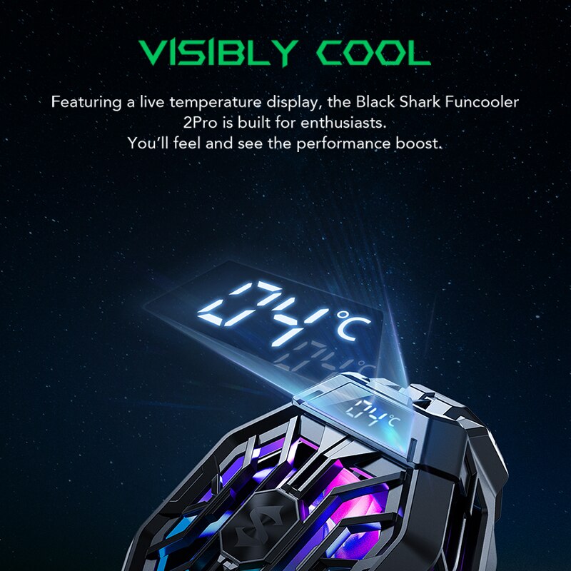 Czarny rekin 4 4pro Funcooler 2 Pro telefon cooler pro 2 FunCooler chłodzenie cieczą dla Poco X3 F3 M3,Xiaomi Redmi uwaga 10,iphone 13