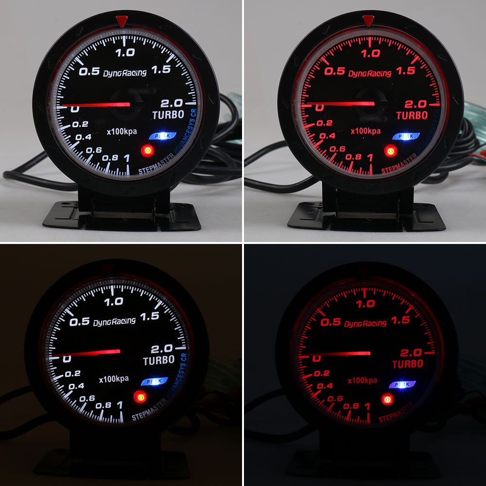 Dynoracing turbo boost gauge bar, watertemperatuur... Grandado
