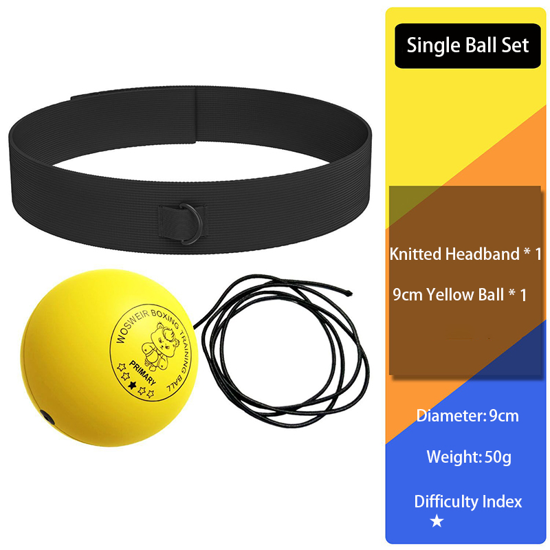 Neue Boxen Speed Ball Kopf-montiert PU Punch Ball MMA Sanda Training Hand Auge Reaktion Gym Sandsack Muay Thai boxeo Weichen Ball: WEISS