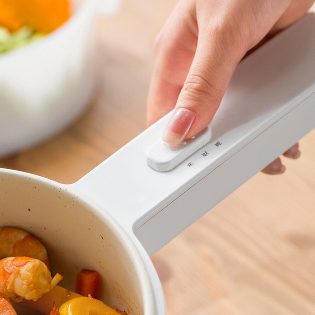 1.5L Electric Cooking Machine Mini Pot Multifunction Rice Cooker Non-Stick Cooking Pot Skillet for Student Home