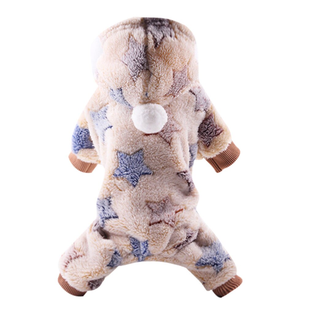 Engraçado roupas para animais de estimação para cachorro gato filhote de cachorro hoodies pet gato cão natal imprimir flush inverno quente roupas vestido engrossar roupas perros: YELLOW / XXL
