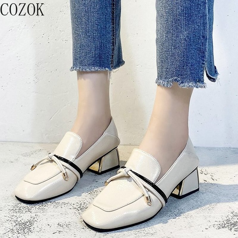 Vrouwen Hakken Casual Mode Alle-Wedstrijd Vrouwen Schoenen Elegante En Comfortabele Schoenen Bovenste Lint Decoratie