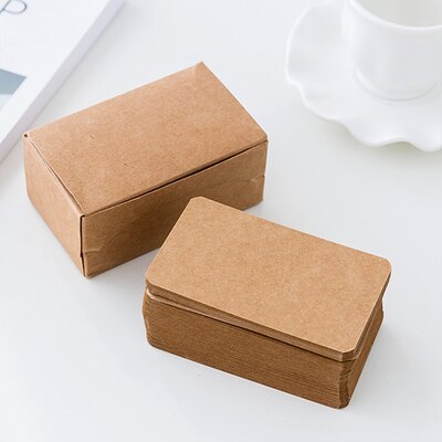 100 sheets / boxes DIY blank cards kraft paper blank postcards hand painted graffiti old card, cards small stationery: 2