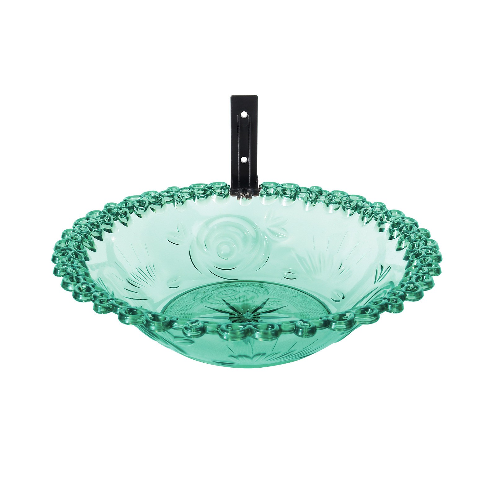 Outdoor Plastic Wandmontage Vogelbad Hangende Vogelvoeder Vogelbad Feeder Lade Wandmontage Vogelbad Binnenplaats Decoratie