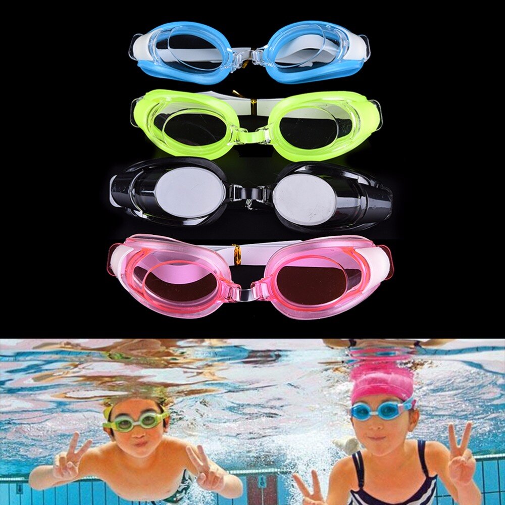 Justerbare børn børn vandtæt silikone anti tåge uv skjold svømning briller beskyttelsesbriller briller