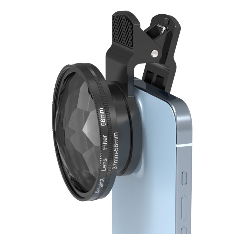 Knightx 58Mm Mobiele Telefoon Caleidoscoop Prisma Lens Filter Uv Cpl Nd Accessoires Fotografie Speciale Effecten Voor Iphone Android