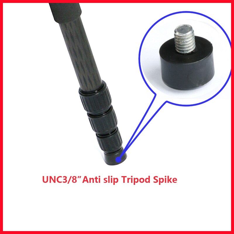Attrezzature fotografiche 3/8 ''vite di metallo arpione per DSLR Treppiede Monopiede