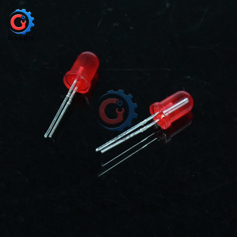 100PCS Licht Emittierende Diode LED 5mm 3mm Rot Grün Gelb für Arduino Raspberry Pi