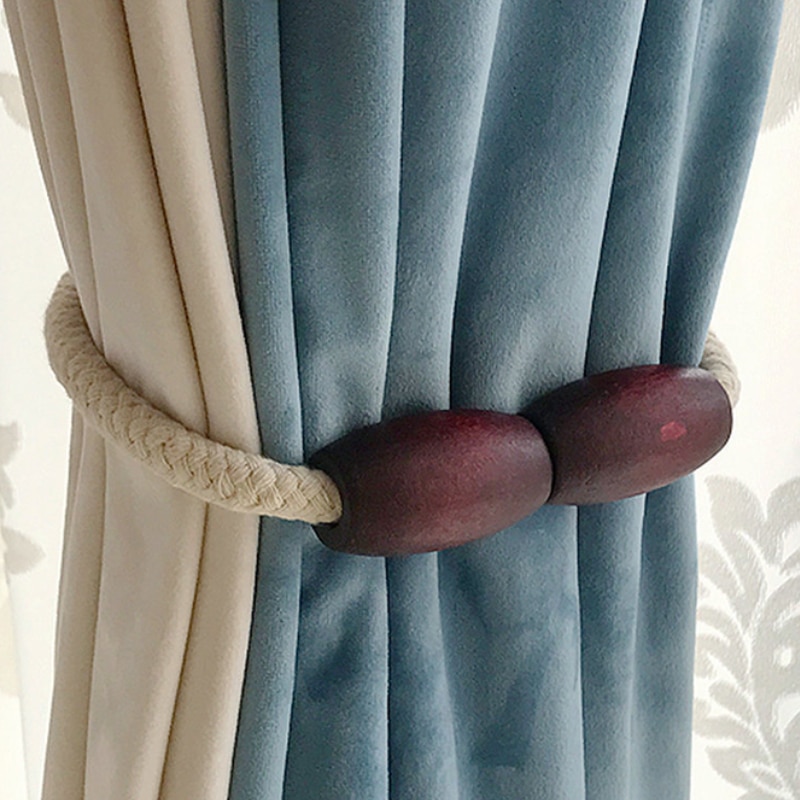 Gardin tieback magnet gardiner bandager spænde magnetisk enkelhed gardin rem tekstil tilbehør jjjry 769