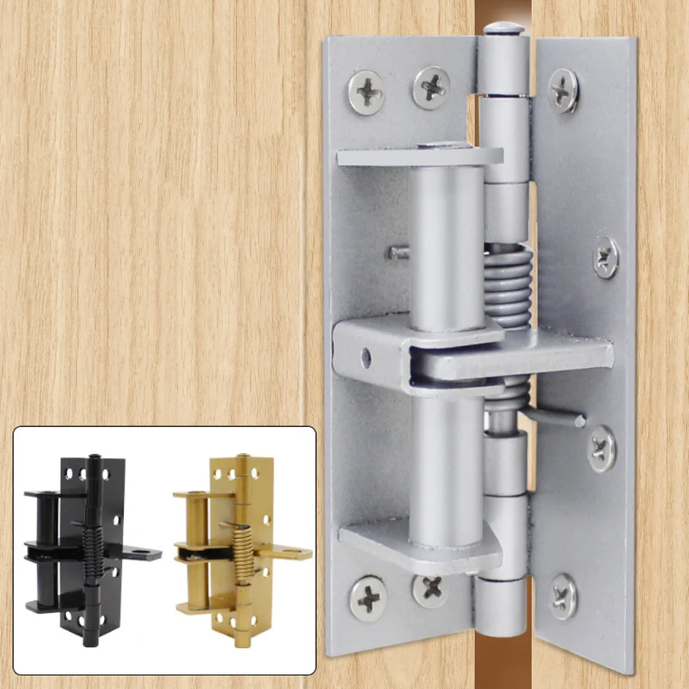 Self Closing Door Hinges Automatic Closing Door Closer Spring Hinge With Positioning 90 Degrees Hinges For Wooden Door Cabinet