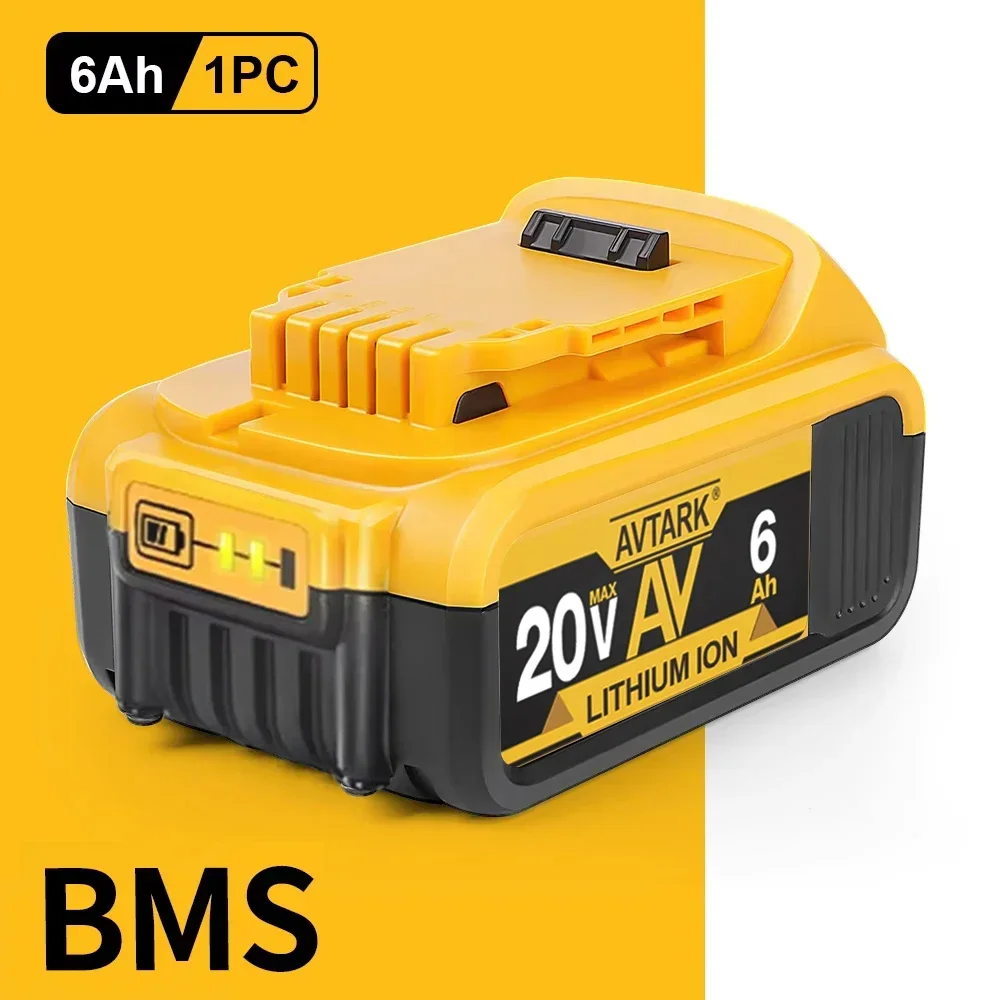 Batterie aux ions pour outils Dewalt Max, 18V, 20V, 3,0 Ah, DCB203, DCB205, DCB206, DCB204, DCB200, DCB182, DCB180, DCB230, DCD, DCF, série DCG: Violet