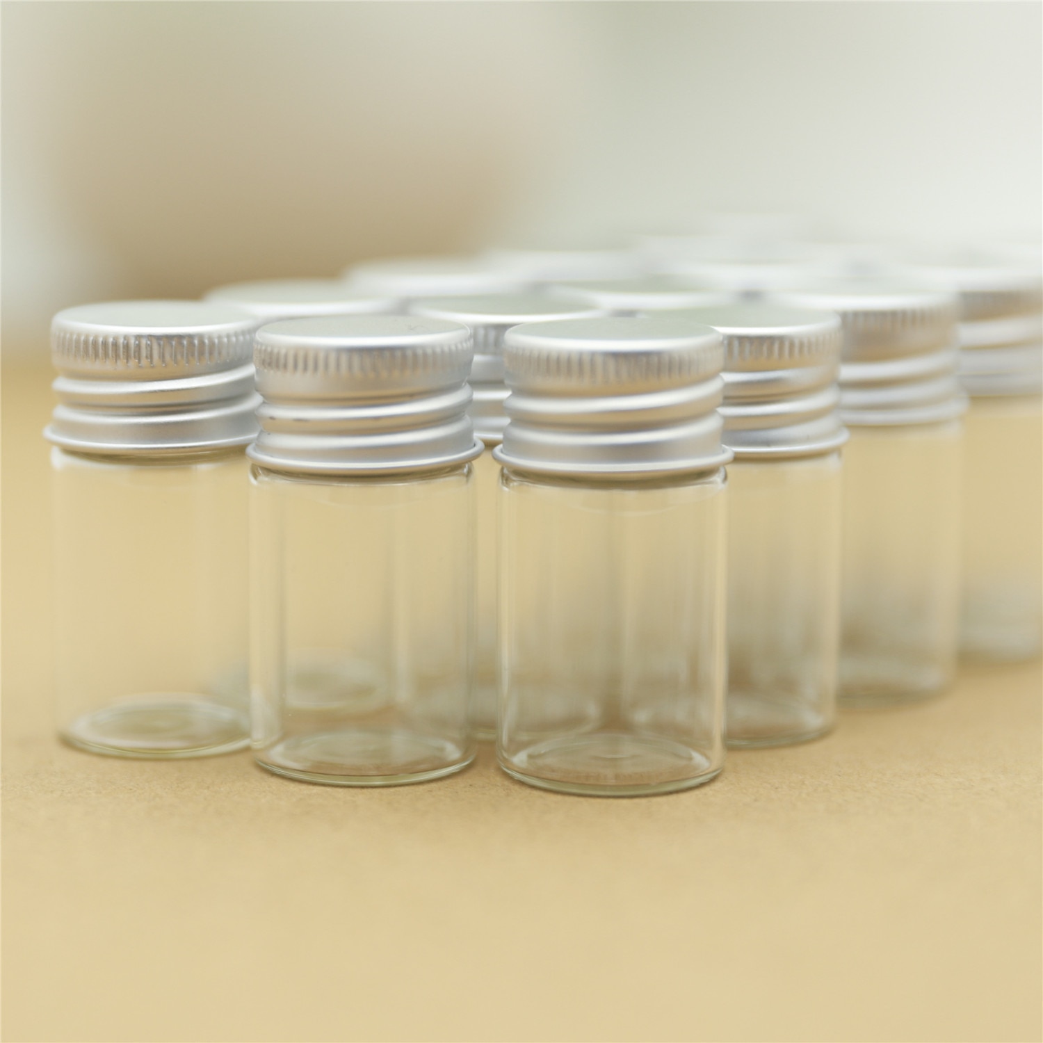 24PCS/lot 22*40mm 8ml Small Glass Bottle Test tube storage bottles & jar Glass Jars Vials Mini Containers DECORATIVE Bottles