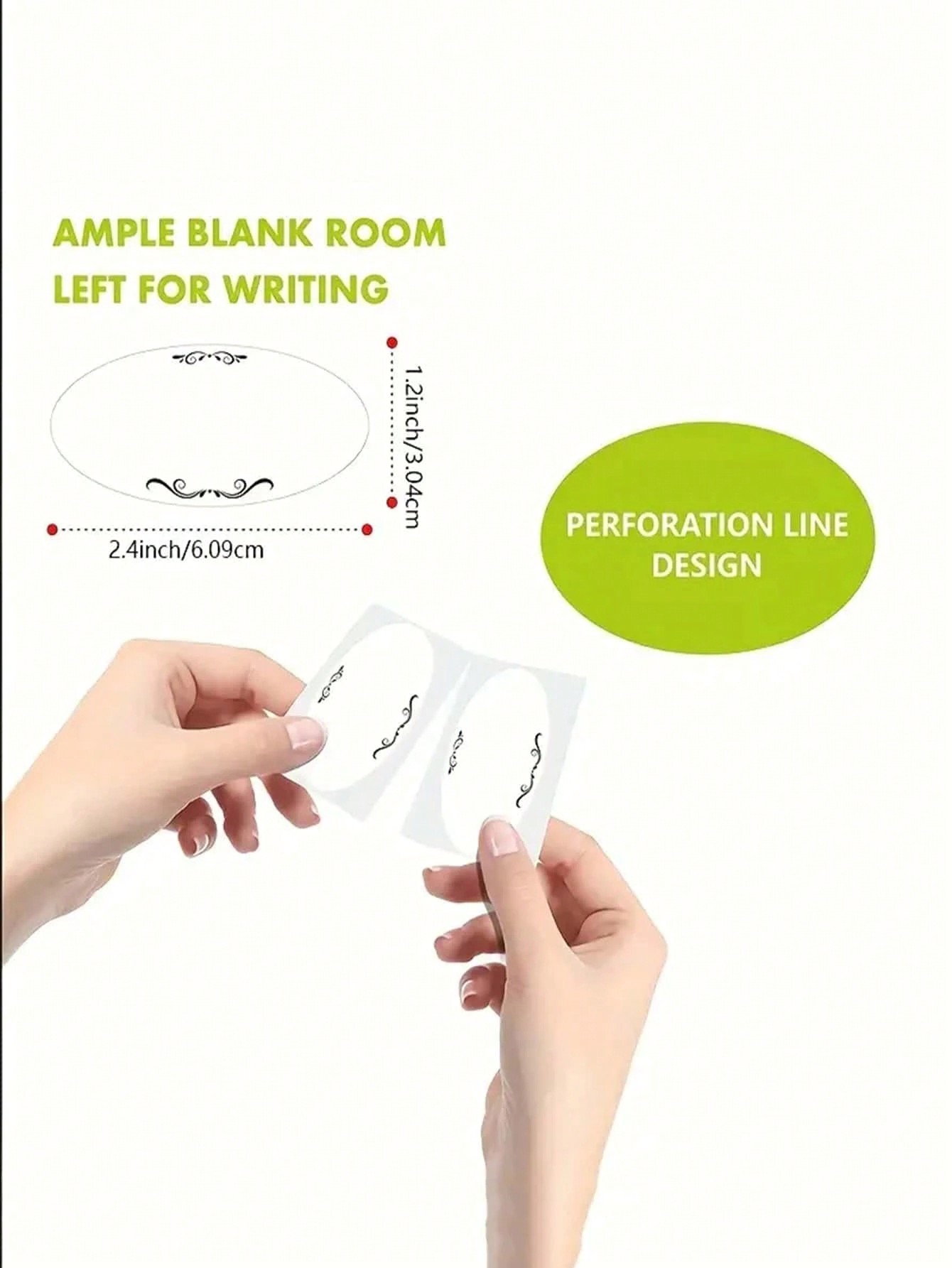 150 klistremerker, vanntett klistremerkeetikett for matmerking på kjøkken, klistremerke for forsegling av eske, emballasje for næringsvarer