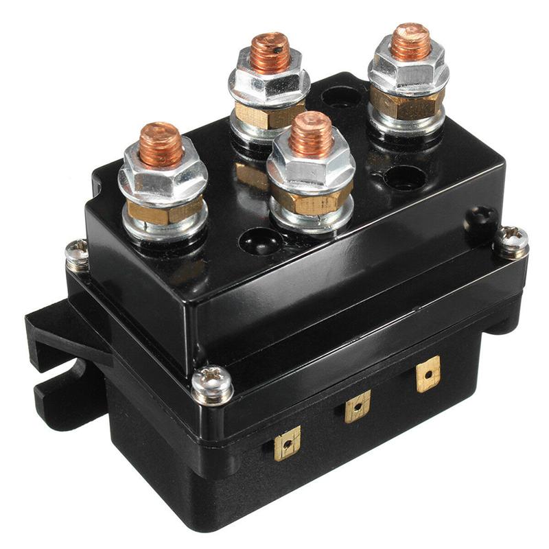 1 pc vinschrelä 12v 500a fjärrkontakt solenoidrelä biltillbehör för bilfordon motorcykel solenoidrelä