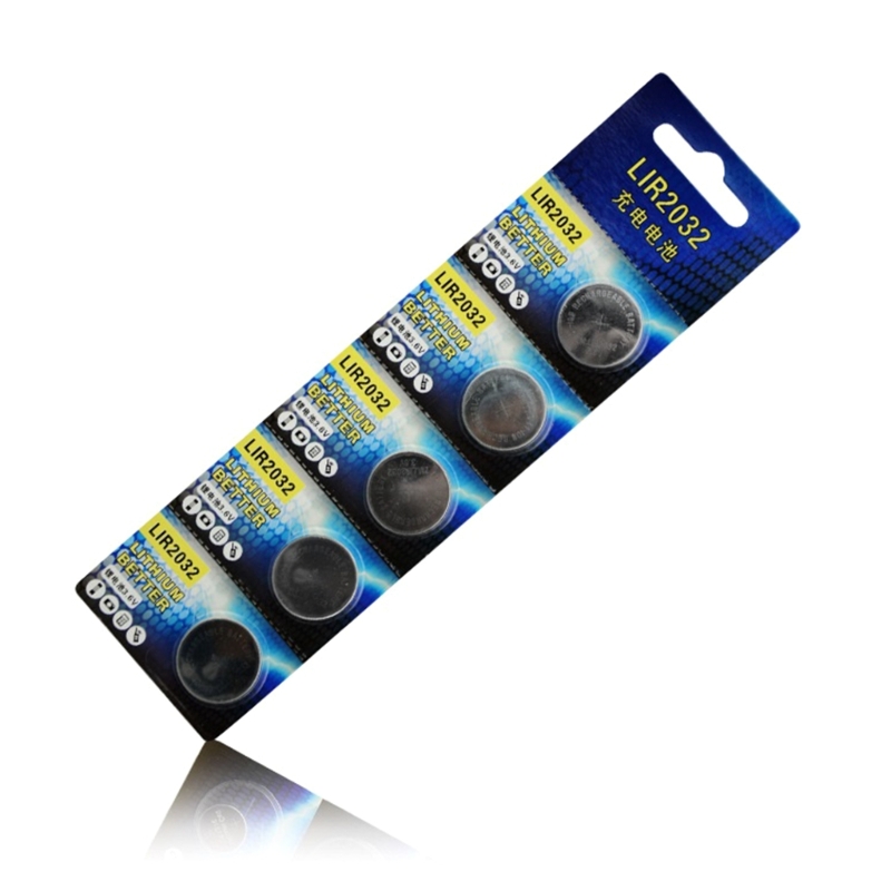 Praktisch wiederaufladbare Batterien LIR2032 LIR 2032 3,6 V 40 mAh Knopfzelle