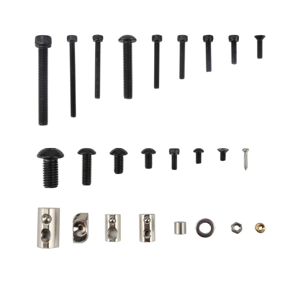FYSETC 3d Printer DIY Project Fasteners Screws Nuts Full Kit 3d Printer Accessories M3 M5 Screw Kit For Voron Switchwire