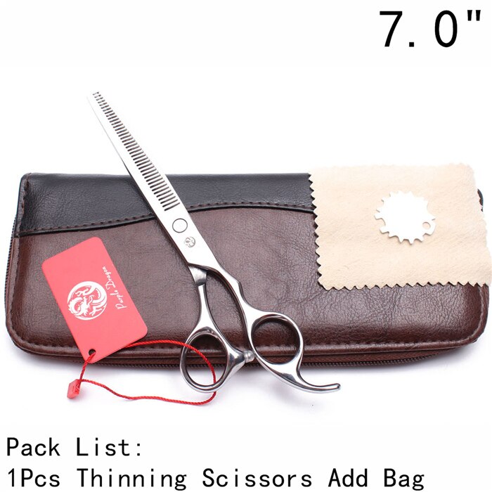Z1006 7" Stainless Hair Scissors Thinning Shears Cutting Scissors Hairdressing Scissors Haircut Shears: Z1006 Yin T 7YY
