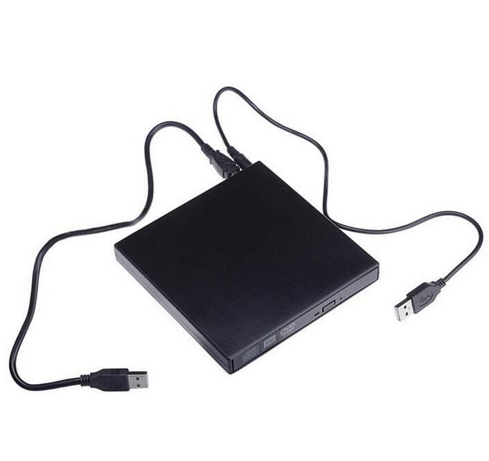 USB DVD Optical Optic Disc Drive Drives Portable USB 2.0 DVD CD DVD-Rom SATA External Case Slim for Laptop Notebook