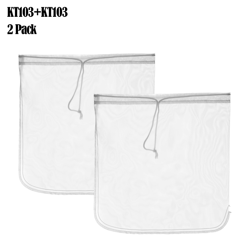 2 or 1 st 100%  nylon nät sil durkslag nätsil nöt mjölk filterpåsar kall fruktjuice kaffe te återanvändbara köksgrejer: Kt103  kt103