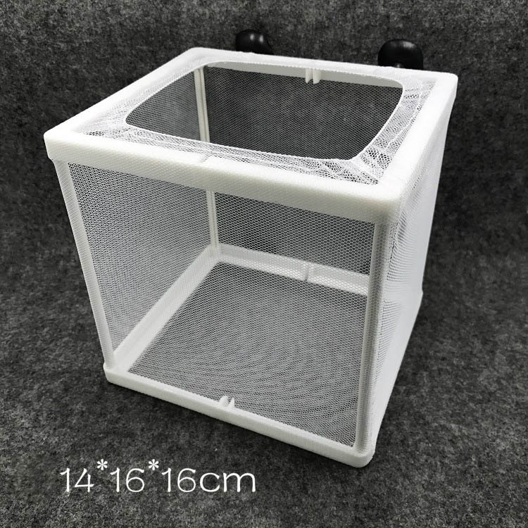 L Fish Breeding Incubator Net Hanging Fry Baby Fish Hatchery Isolation Box Aquarium Accessory