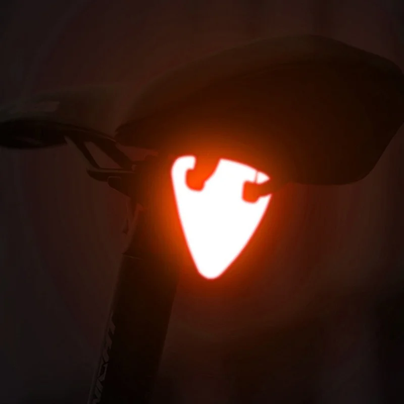 Cykelreflektor landevejscykel hængende reflektor ultralet mtb reflekterende trekant advarselstavle til cykeltilbehør