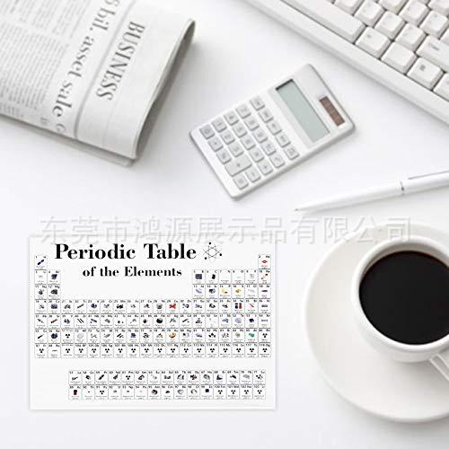 Periodic Table Display With Elements Craft Bottle Decoration Nature Science Toys Decorative For sticker Decoer