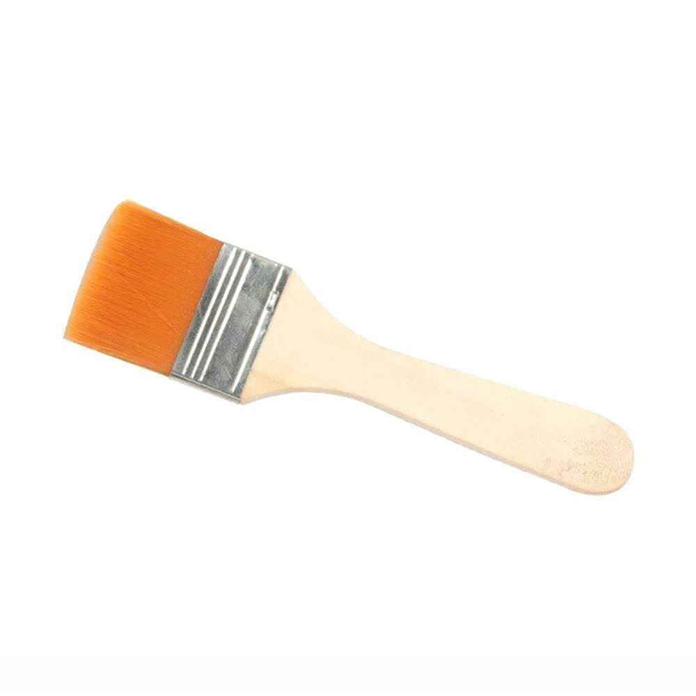 Nylon verfkwast houten handvat olieverfkwasten voor acrylverfbenodigdheden voor kinderen kunstacademie schilderen  w4 t 8
