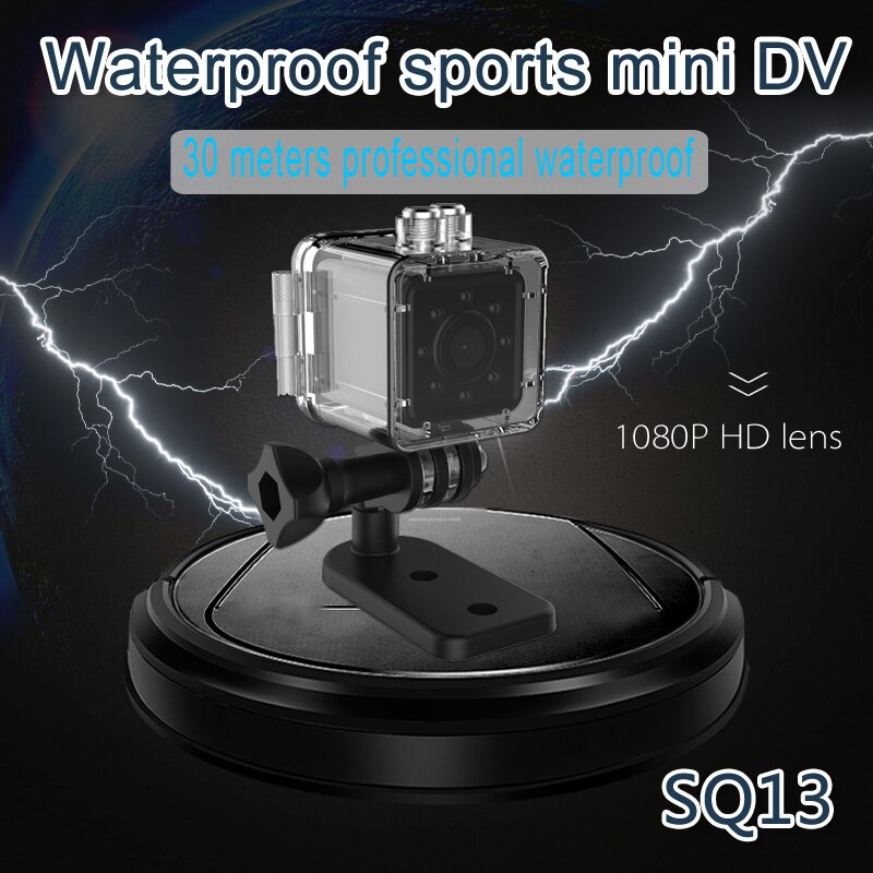 Mini caméra de Sport SQ13 HD 1080P, petit caméscope étanche, grand Angle, vidéo DVR, SQ 13