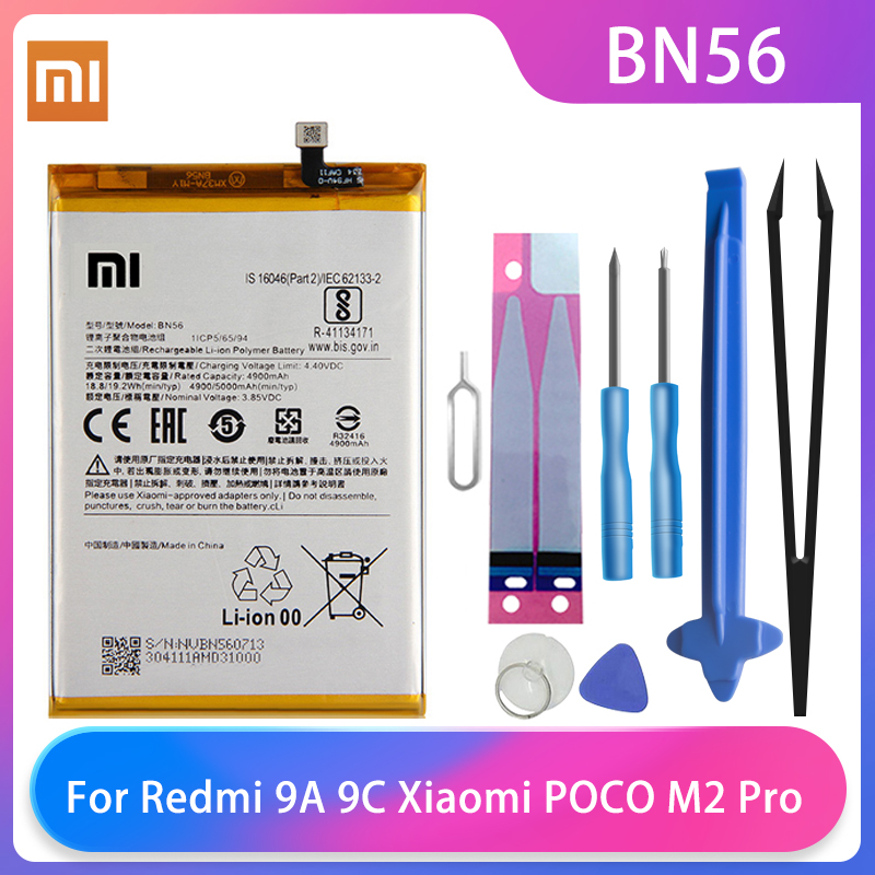 Original XiaoMi Phone Battery For Mi A3 CC9 Mi 5 6 8 9 8/9SE 8/9Lite Mi Max 1 2 3 Redmi 3 3S 4a 5a 6a 7a 8a 9a Batteries: For Redmi 9A