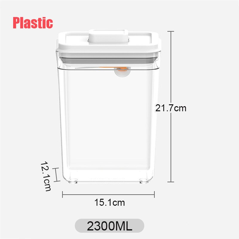 Large Capacity Baby Milk Powder Portable Food Storage Box Infant Milk Powder Box Toddle Snacks Container Organizer Cereal Box: 2300ml A Plastic