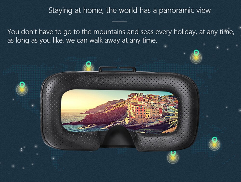 VR PARK 3D VR Glasses Wide-Angle Full Screen Virtual Reality For Smartphone Android IOS Goggles Len With Bluetooth control