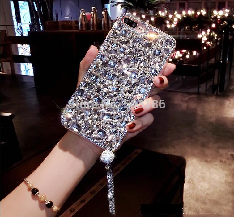 For OPPO A73 F5 F7 F9 F11 Pro A3 A3S A5 A5S A7 A9 A11 Realme C2 A1k X X2 3 5 Pro XT Pendant Diamond Big Rhinestone Case