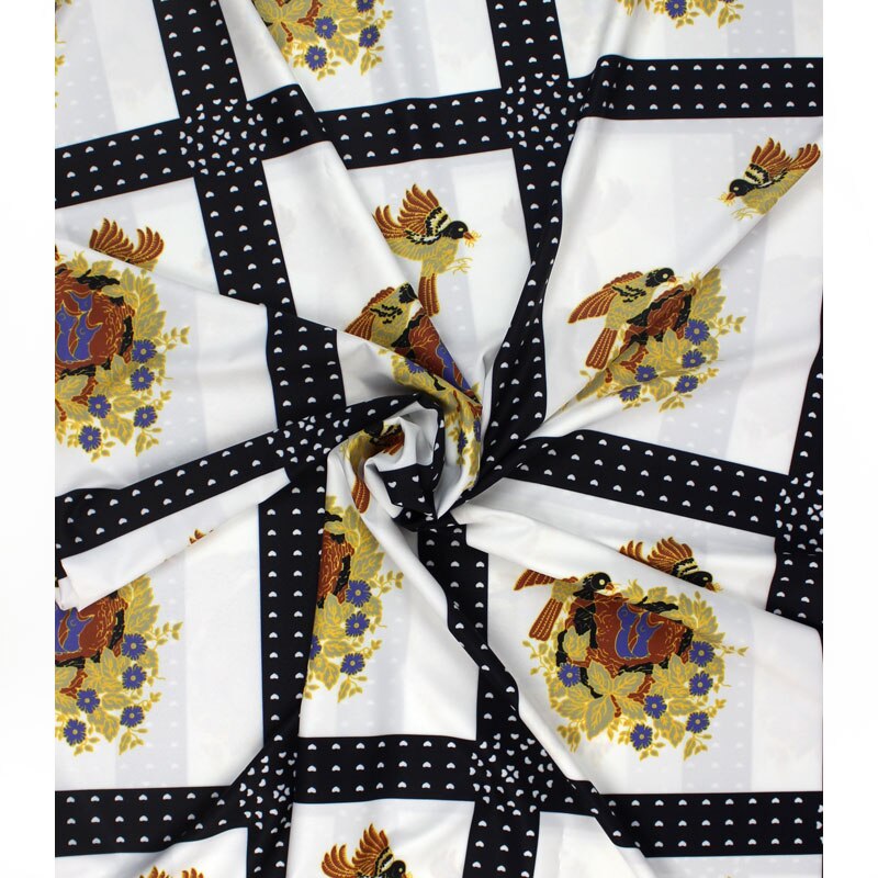 LIULANZHI modal fabric printed chiffon fabric audel fabrics 4+2 yards per lot african woman party clothing ML9LL81-87