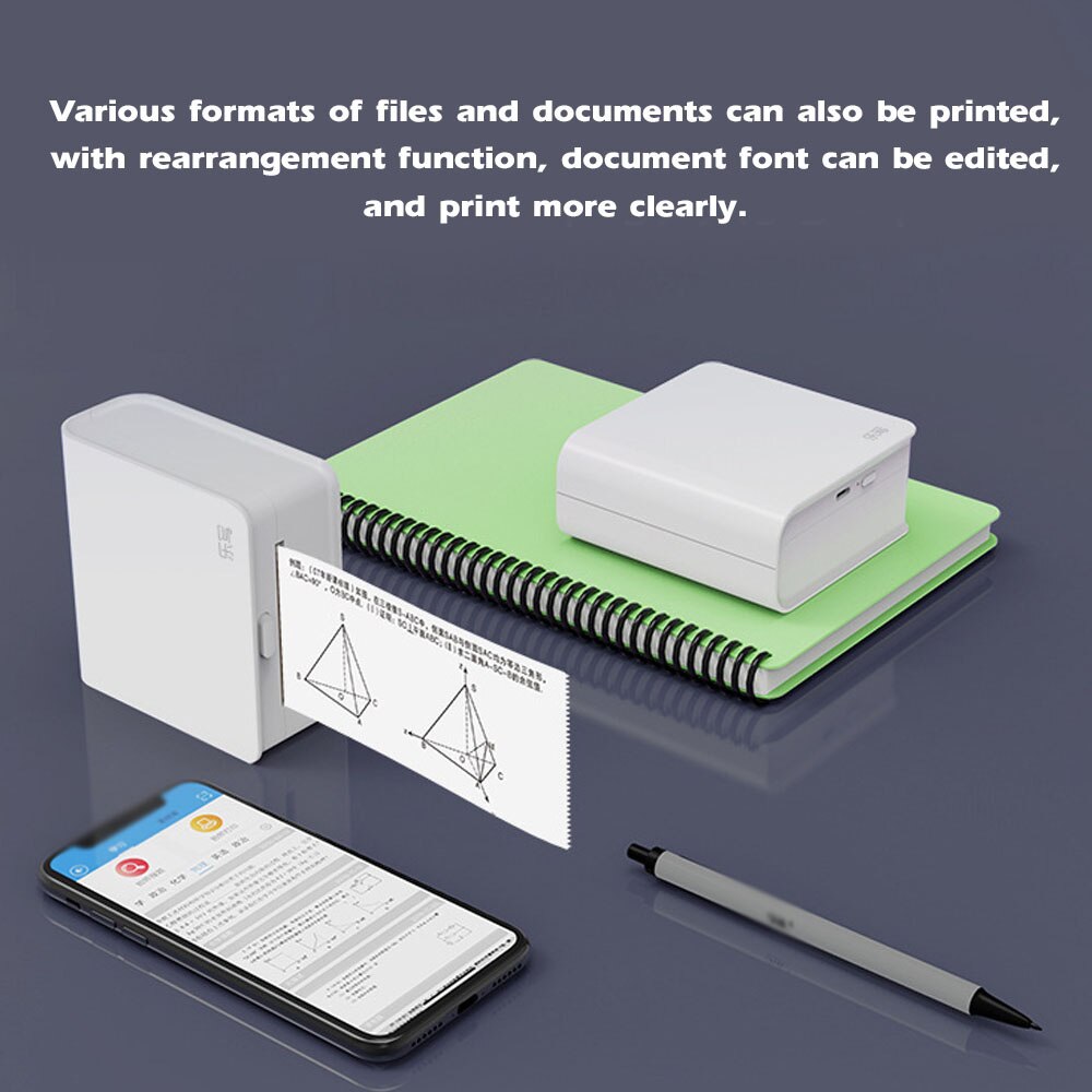200DPI USB Portable Label Maker Machine Handheld BT Sticker Label Printer Qr Code Sticker Barcode Printers Study Printer WP9509