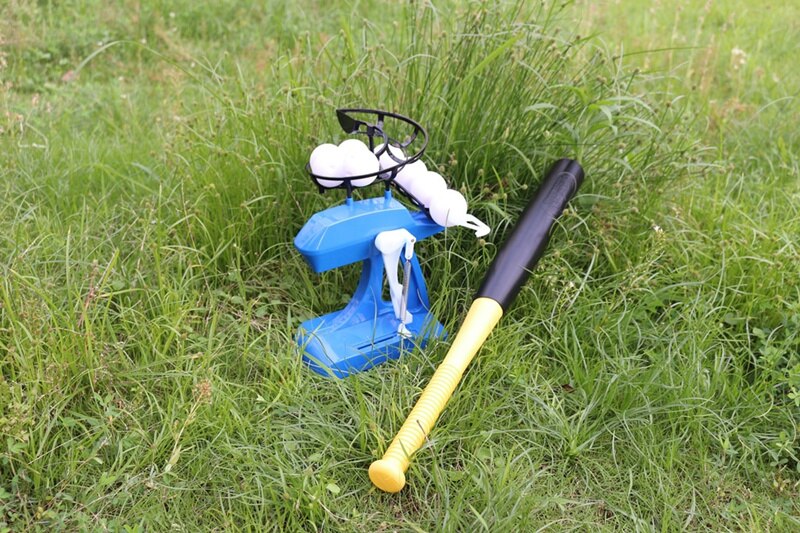 ] Kind Elektrische Baseball Machine Automatische Dispenser Praktijk Dienen Machine Familie Ouder-kind Interactief Spel Sport Speelgoed