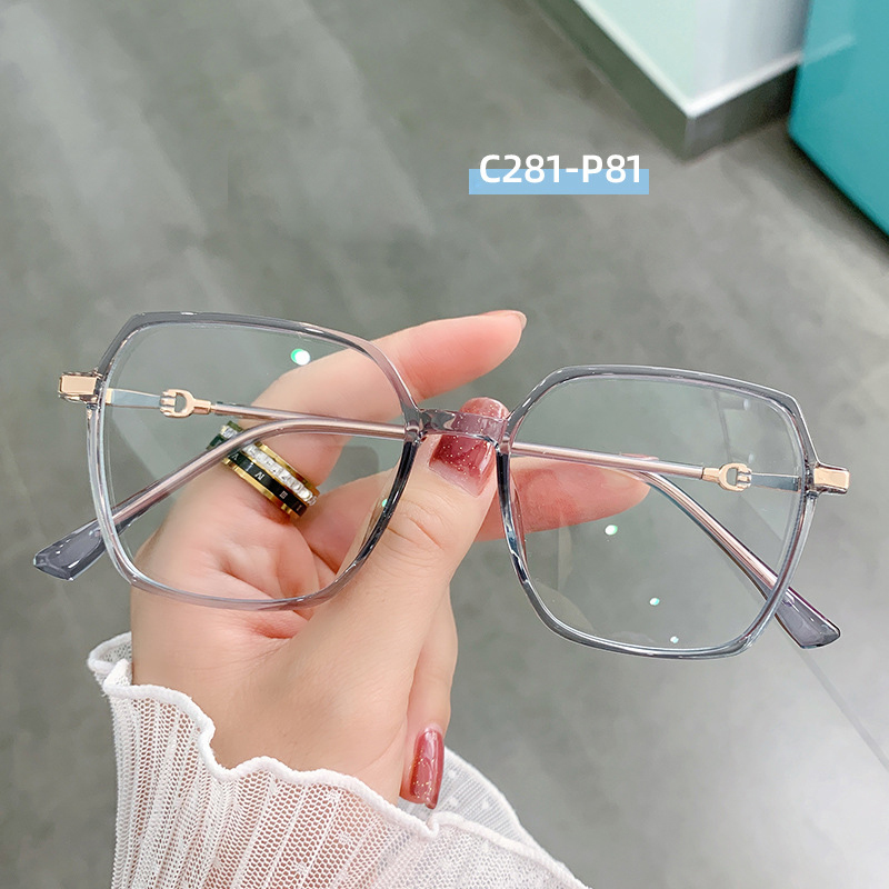 Prescription Eyeglasses Frame Women Eyeglasses Full Rim Flexible TR-90 Glasses Frame Optical Eyewear Female Spec: Red
