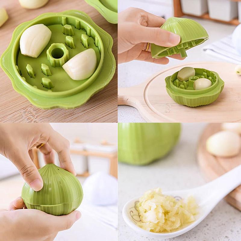 Nette Zwiebel bilden Obst Gemüse Brecher Schäler Knoblauch Presse Stampfer Mühle Zerhacker Dicer Küche Zubehör Gerät Werkzeug
