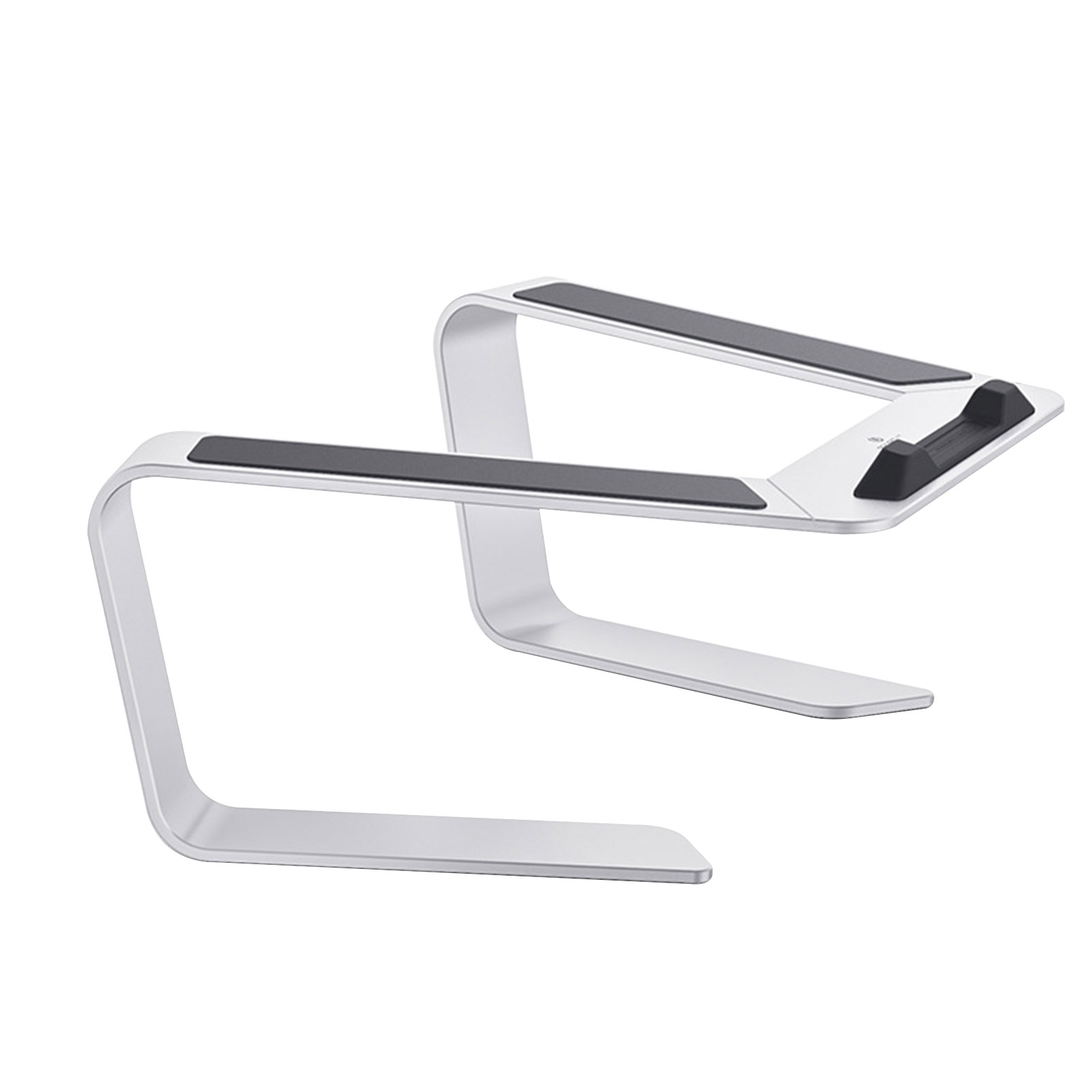 Laptopständer mit nackenentlastung, 360 belüftungsöffnungen, tragbar, aus rutschfester, robuster und ergonomischer aluminiumlegierung, einfache montage