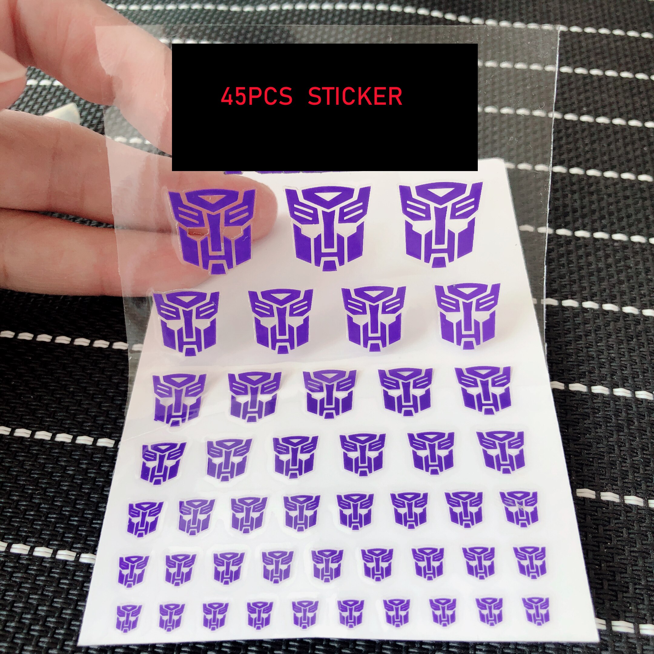 45Pcs Transformatie Robot Speelgoed G1 Sticker Symbool Decal Voor Custom Diy Speelgoed Accessoires Decoratie: 8