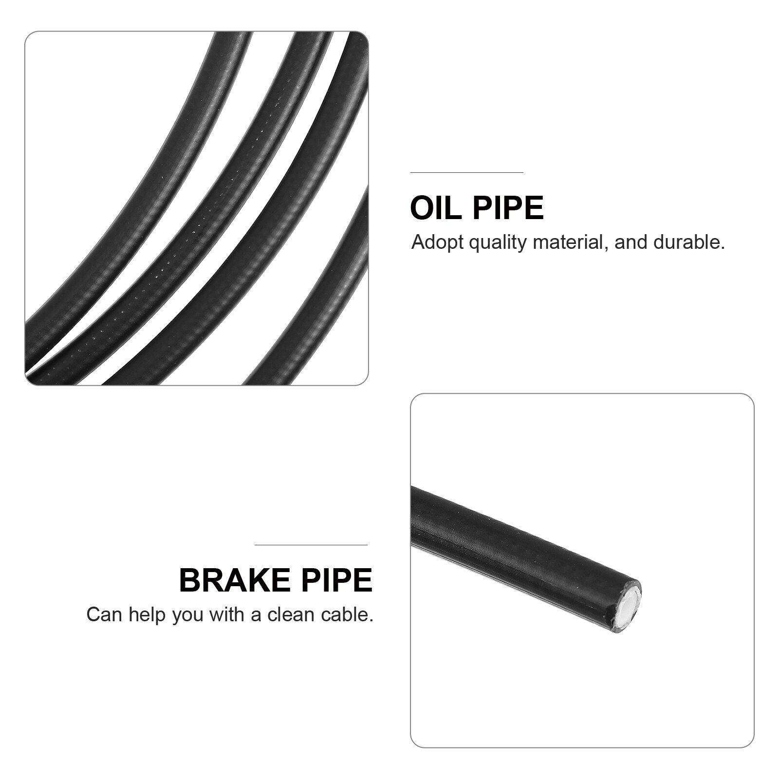 1Pc Mountain Bike Brake Tubing Useful Cycling Hydraulic Disc Brake Oil Pipe