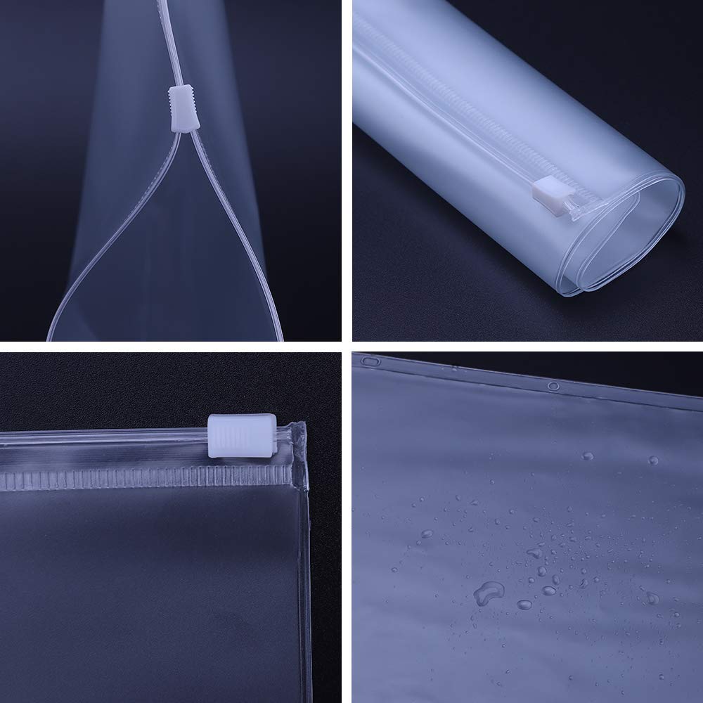 10 Pack Binder Pockets 4 Holes Zipper Folders Provide Long-Term Protection for Documents Pictures（290mm x 218mm）