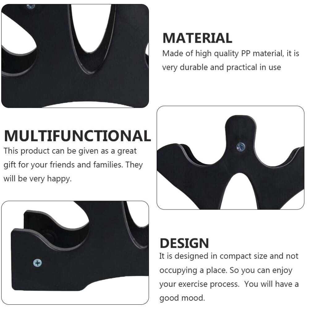 1Pc uchwyt hantle kompaktowy praktyczny trzy warstwy stojak robić przechowywania uchwyt robić przechowywania hantle stojak robić siłowni domowej