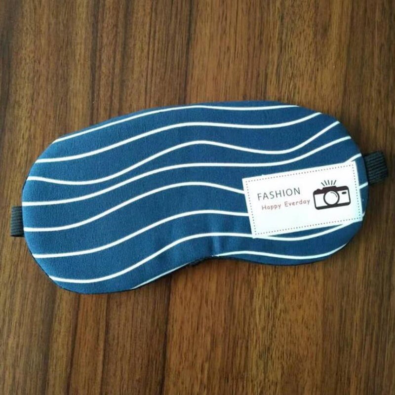 Sleeping Mask Natural Sleeping Eye Mask Eyeshade Cover Shade Eye Patch Travel Relax Sleeping Women Men Soft Blindfold Eyepatch: 1