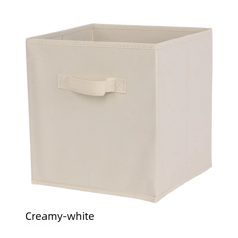 Fashionable Non-woven Fabric Storage Box No Lid Multi-functional Foldable Storage Box For Cabinet Organization