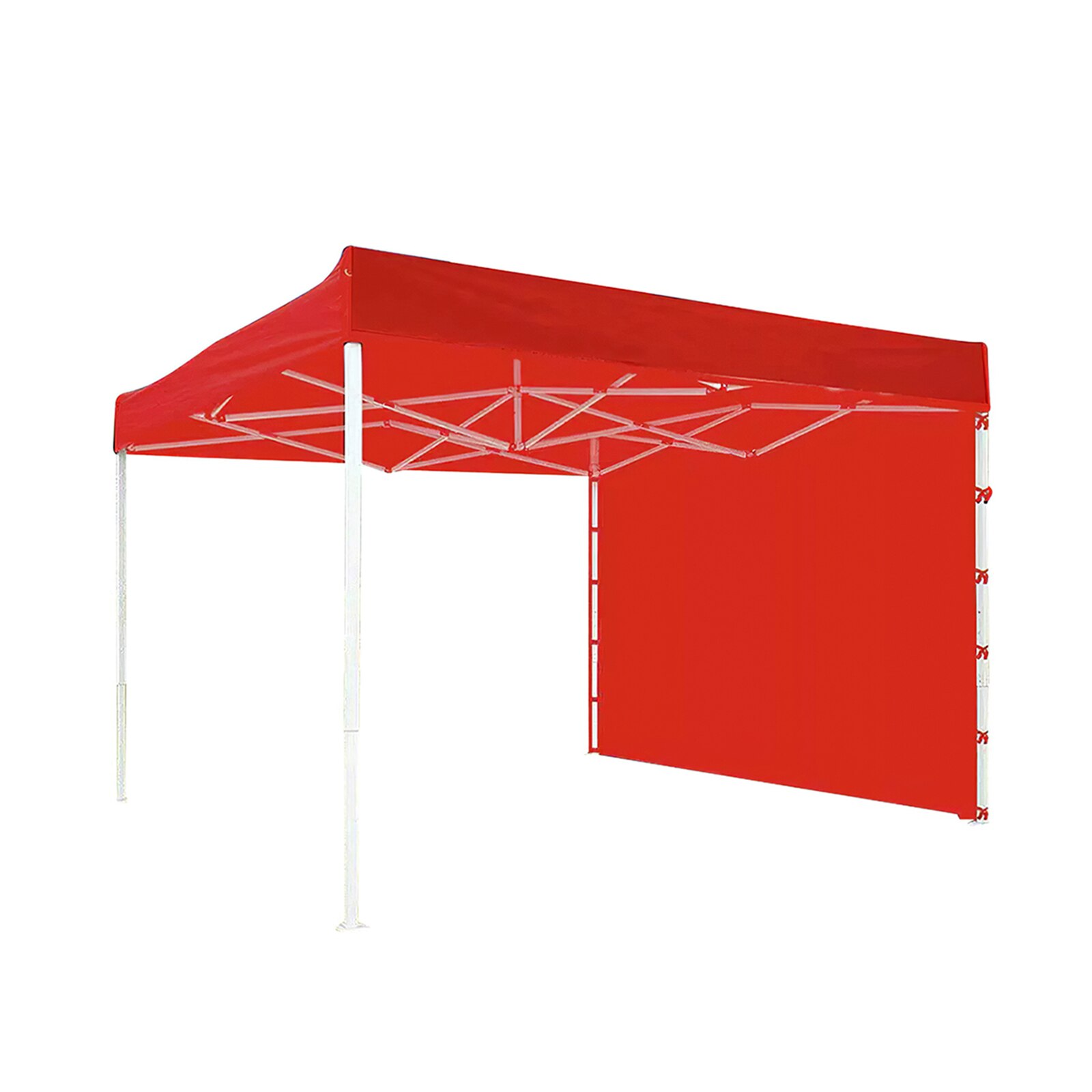 Duurzaam Outdoor Luifel Solar Muur Vouwen Luifel Doek Waterdicht Zonwering Solar Stof Luifel Stof Terras Zomer Picknick: Red