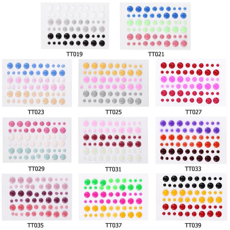 Hars Diverse Dot DIY Scrapbook Emaille Stickers zelfklevende Fotoalbum Decor Diverse Kleuren en Prachtige Verschijning
