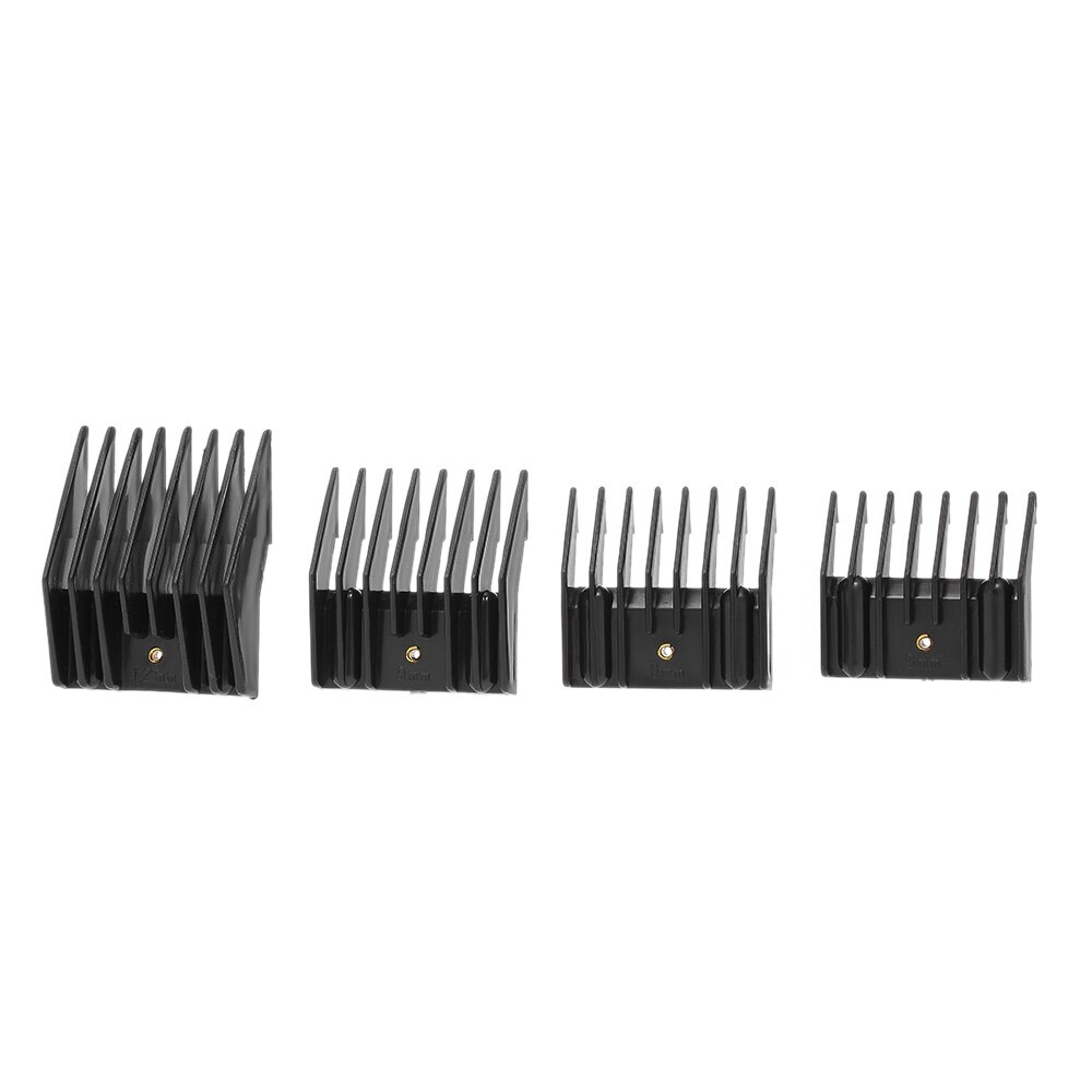 4 Sizes Universal Hair Clipper Limit Combs Guide Attachment for Cordless Electric Hair Clipper Shaver Salon Haircutting Tool
