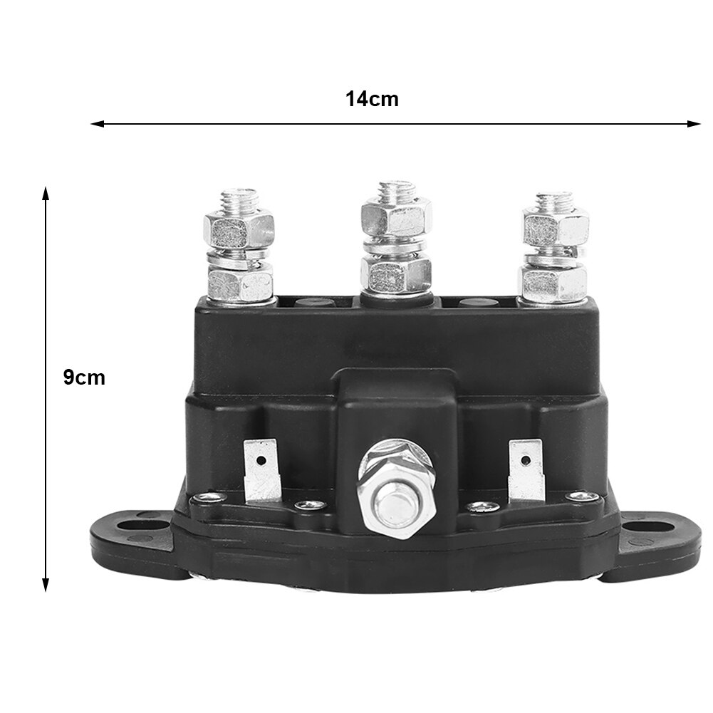 Threaded Studs 6 Terminals 12V Reversing Polarity Contactor Relay Winch Motor Reversing Solenoid Switch Car Styling