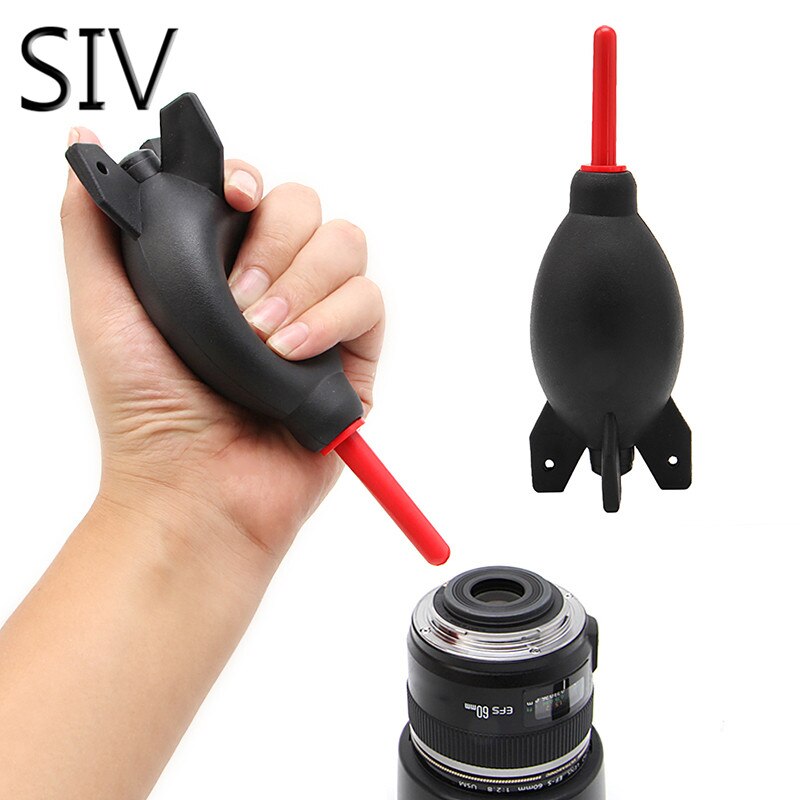 SIV DSLR Camera Lens Air Dust Blower Rubber Pump Cleaner Rocket Duster Cleaning Tool